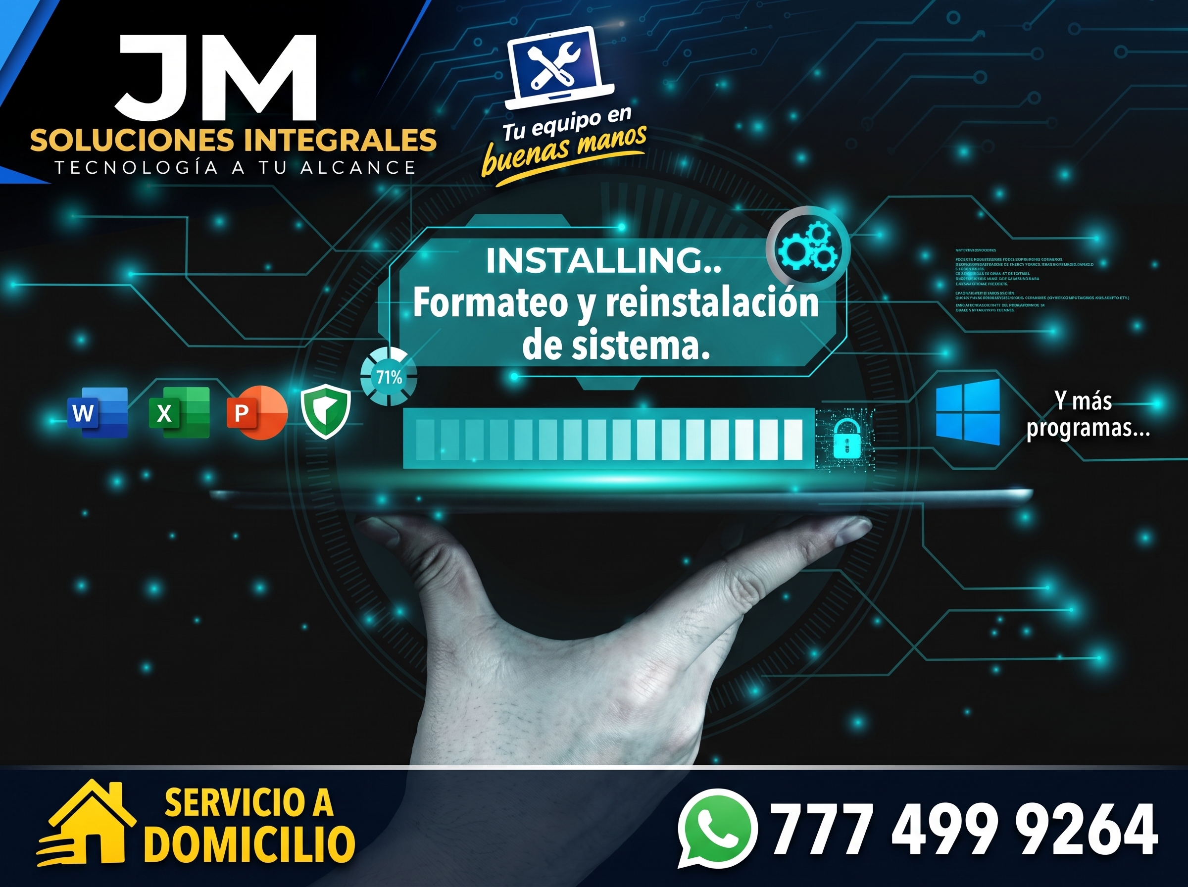 Formateo y reinstalación de sistema